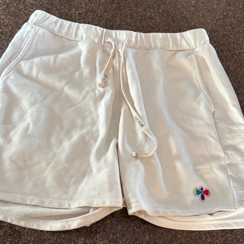 CLOTHES FOR HUMANS/ CIHu ivory Ladies/Men’s Shorts-M